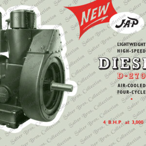 JAP D-270 Diesel Poster
