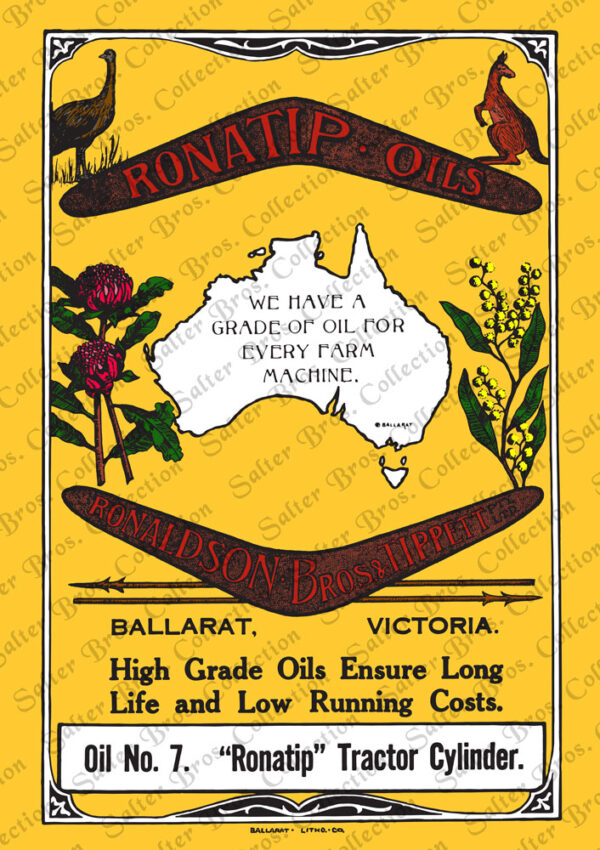 Ronaldson Tippett - Ronatip Oils Poster