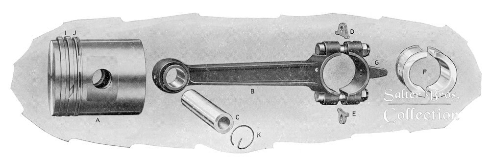 Ronaldson Tippett Type N - Piston and Connecting Rod